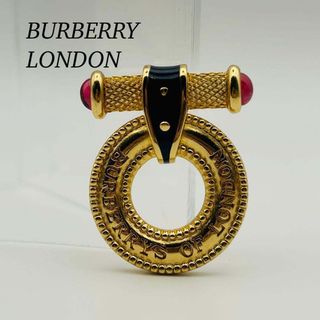 BURBERRY - Burberry バーバリー ブローチ ゴールド の通販 by
