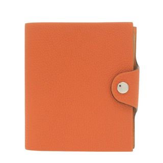 HERMES - 新品同様 エルメス ユリス ミニ トゴ オレンジ 手帳カバー
