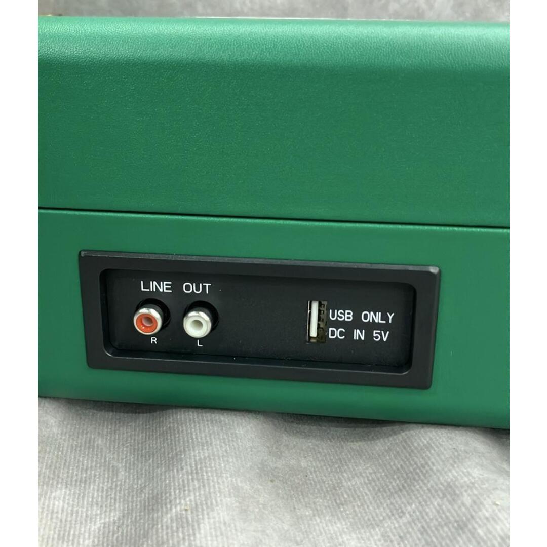 レコードプレイヤー Mrs, GREEN APPLE MGA レコードプレイヤー PDZN