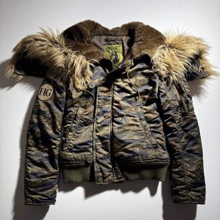 HYSTERIC GLAMOUR - ヒステリックグラマー ファックベアダウンベストの