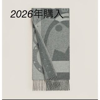 HERMES - エルメス ロゴ マフラーの通販 by 売り尽くしセール中