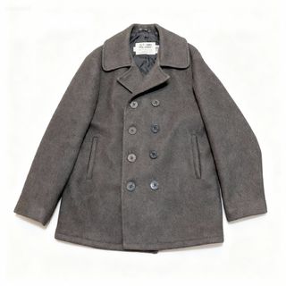 schott - 32 美品 Schott 769 ライダースPコート 黒 銀 ライダース
