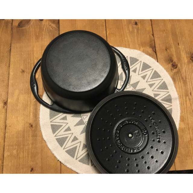 LE CREUSET - 廃盤ルクルーゼ センセーションラインココットロンド20cm