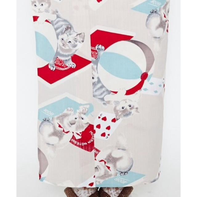 ふりふ 浴衣 猫トランプ 新品