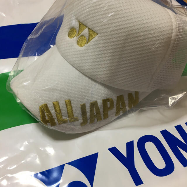 YONEX - ☆送料無料YONEX 2017ALLJAPAN 限定モデル人気の白金キャップ