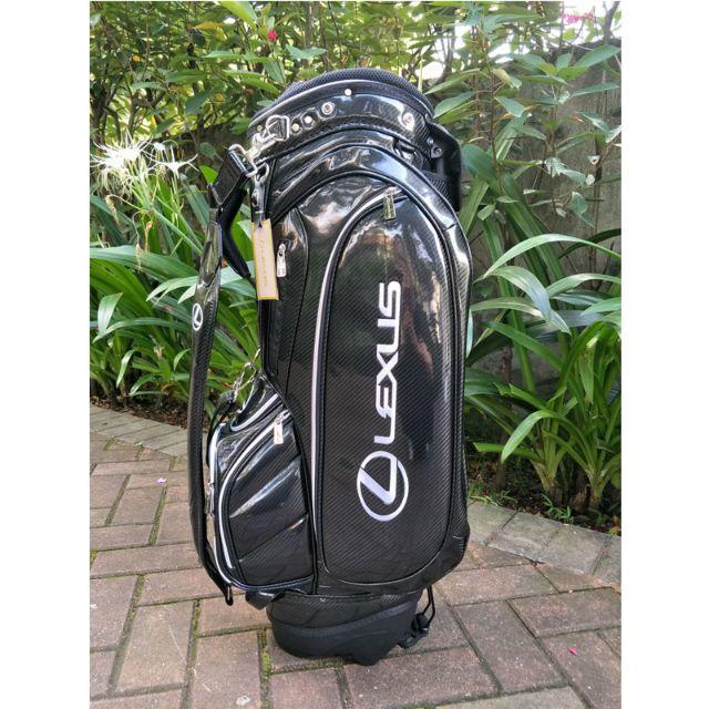 レクサスLEXUS☆ゴルフスタンドキャディバッグ未使用☆ブラック新品の
