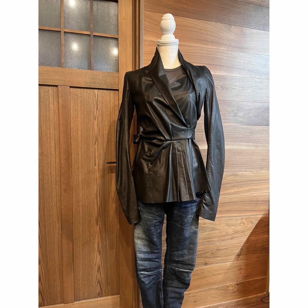 Rick Owens - タグ付き 新品 43万 RickOwens 変形レザージャケット