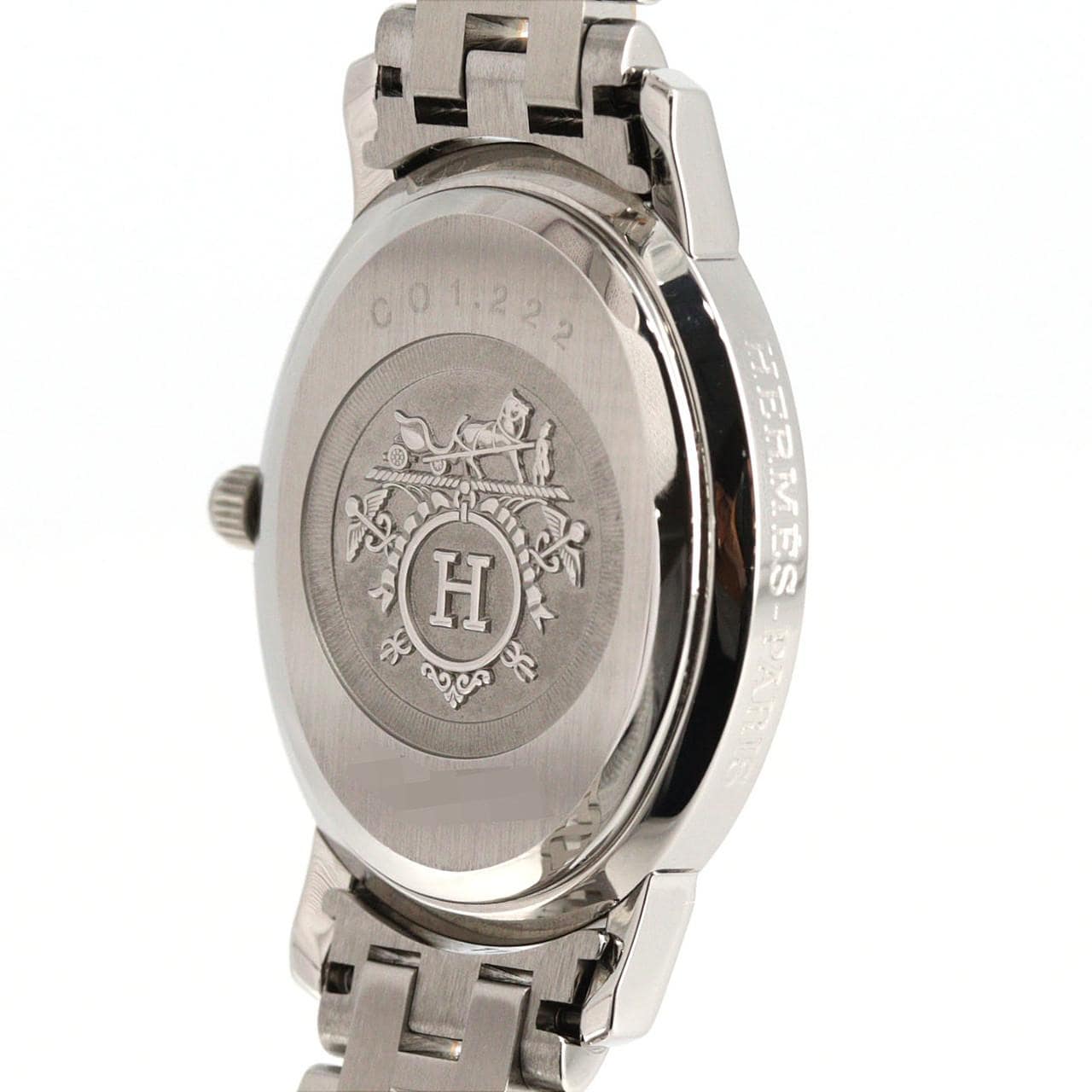 コメ兵｜エルメス クリッパーオーバル/12P PGコンビ CO1.222 SSxPG