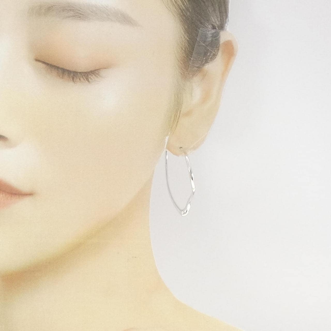 コメ兵｜ティファニー オープン ハート フープ ピアス｜ティファニー