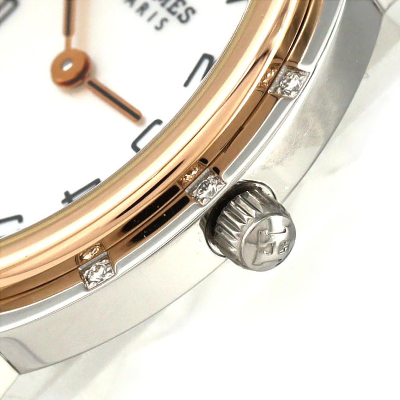 コメ兵｜エルメス クリッパーオーバル/12P PGコンビ CO1.222 SSxPG