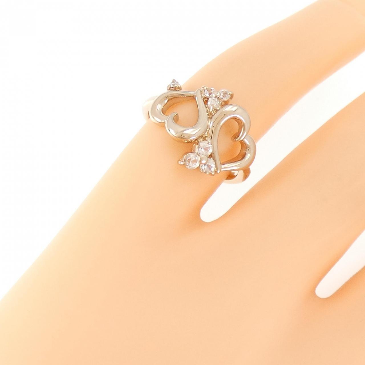 コメ兵｜サマンサティアラ ハート ホワイトサファイヤ ピンキー リング