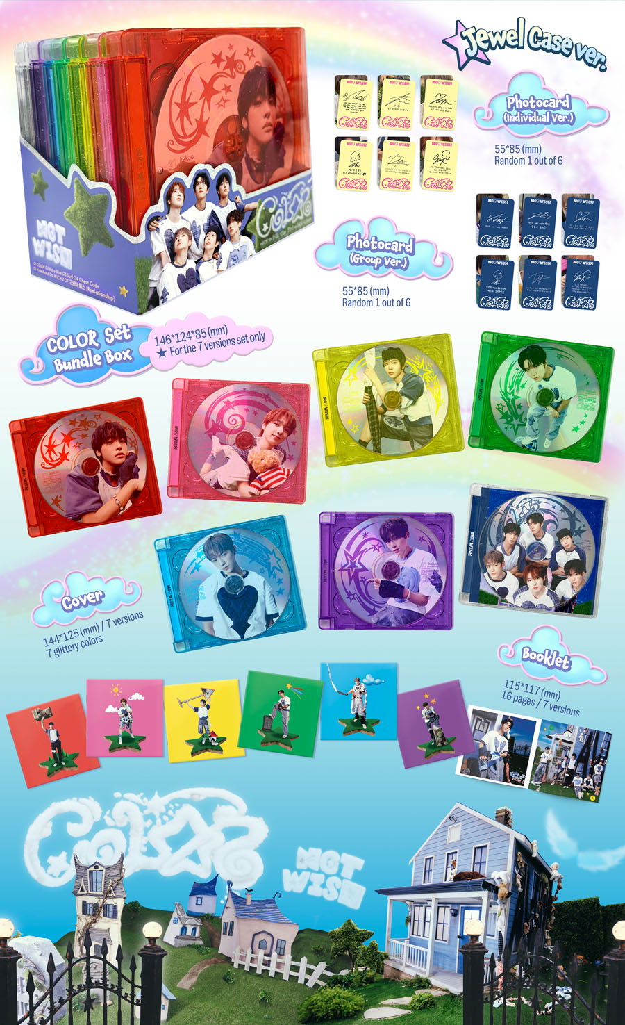 NCT WISH 3rdミニアルバム『COLOR』|K-POP・アジア