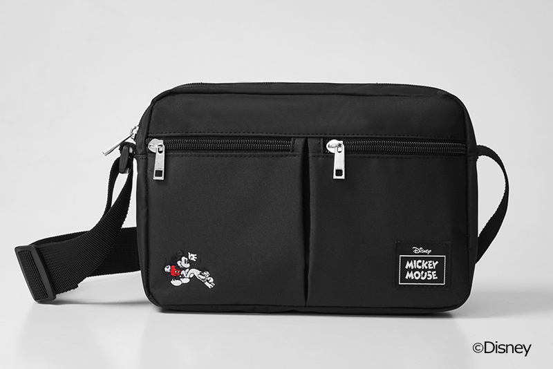Disney MICKEY MOUSE WポケットショルダーバッグBOOK【ローソン・HMV