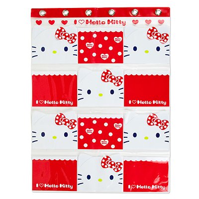 ハローキティ ウォールポケット(アイラブキティR) : サンリオ