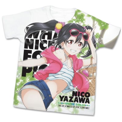 矢澤にこ ピクニックガール フルグラフィックTシャツ【XL】 ラブライブ