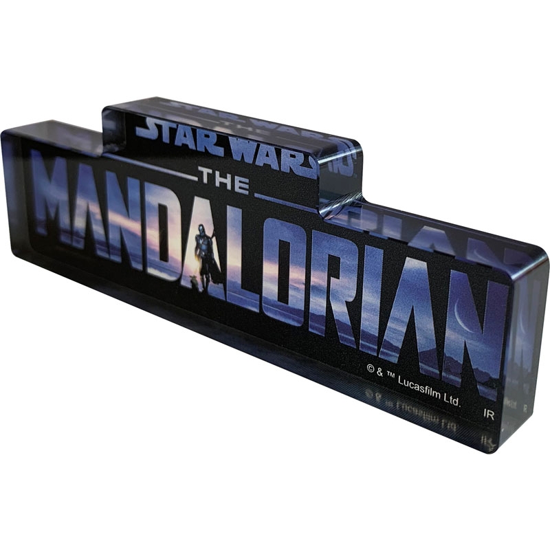 マンダロリアン ロゴアクリルブロック（シーズン2） : スター