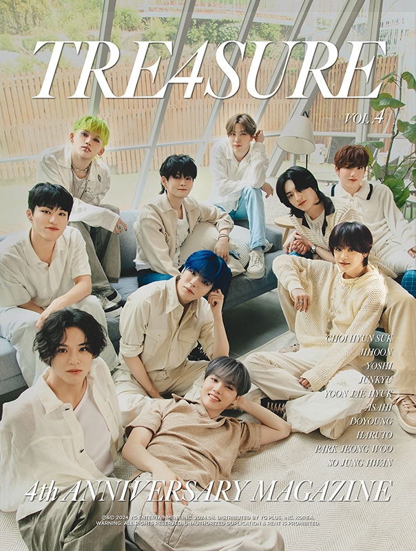 TREASURE 4th ANNIVERSARY MAGAZINE : TREASURE | HMV&BOOKS online