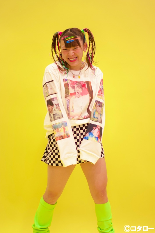 フィードバック・フィードバックA面ロングTシャツ M : フワちゃん