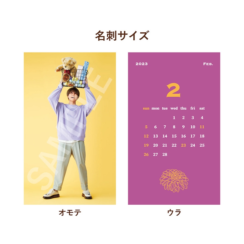 COLORFUL365 TAKU YASHIRO 2022-2023 CALENDAR BOX（4月はじまり