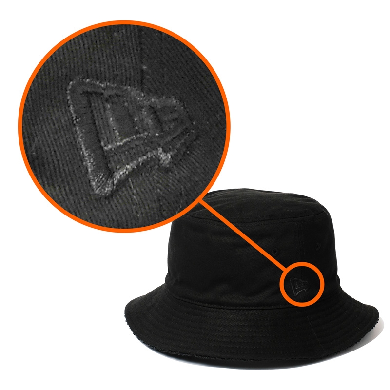 NO GOOD TV × NEW ERA オリジナルバケットハット（PILE BLACK） : N