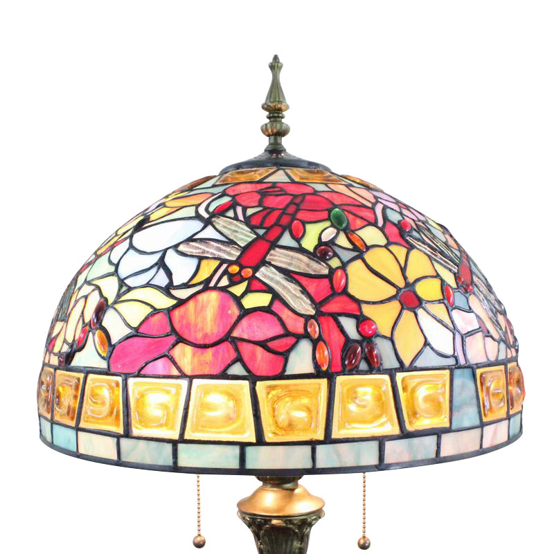 フロアスタンド ステンドグラスランプ フロアランプ 照明器具 書斎