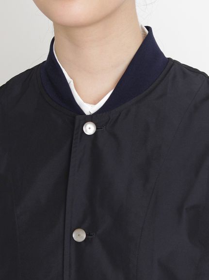 Vert シャドーストライプジャカードコート(裏地無し)（スプリング