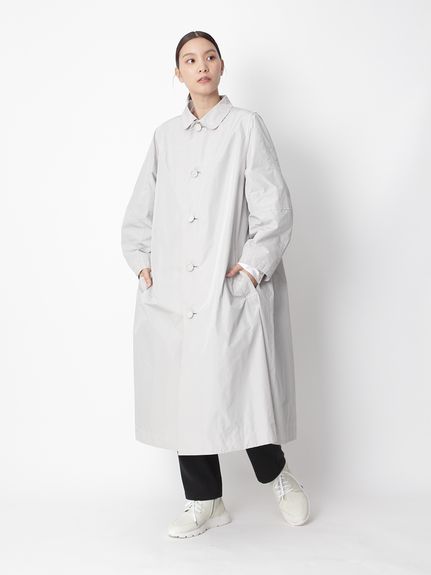 シャンブレーメモリータフタコート(裏地付き)（チェスターコート