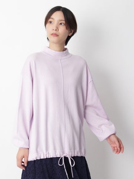 マーセライズドコットンドロストニットプルオーバー（ニット）｜KEI