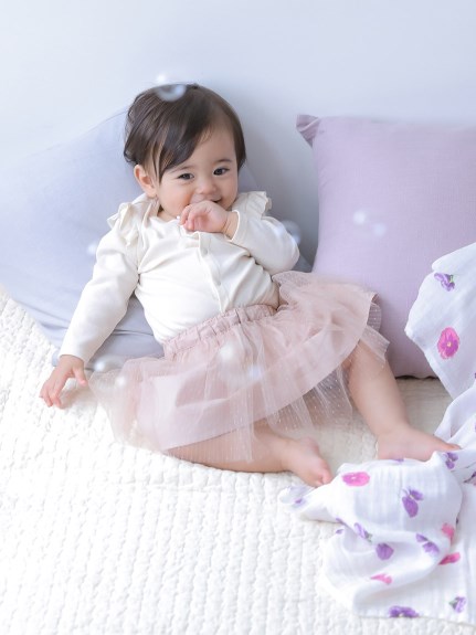 ベビー]ドットチュールスカート（ボトムス(ベビー)）｜hakka baby