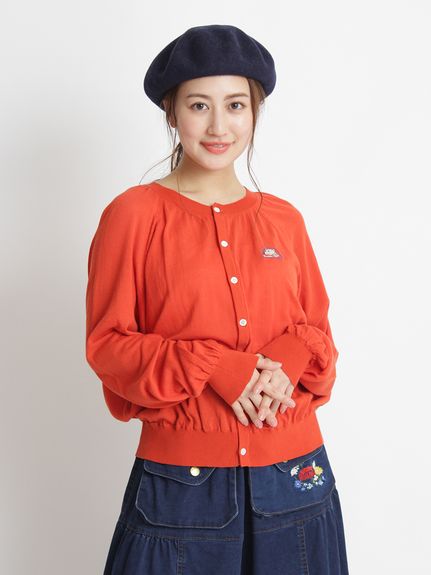 大きいサイズ][15号 19号 ]SUPER HAKKA×宮嵜蘭「マギー」刺繍ギャザー