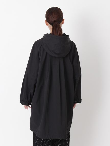 コットンナイロンツイル スプリンクルフラワー刺繍コート（マウンテン