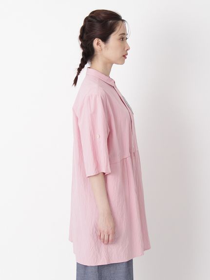 コットンローンワッシャー レースコースタークロスステッチ刺繍