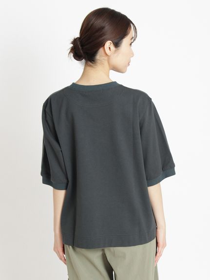 ミニ裏毛サークルスカラップケミカルレースTシャツ（Tシャツ）｜SUPER