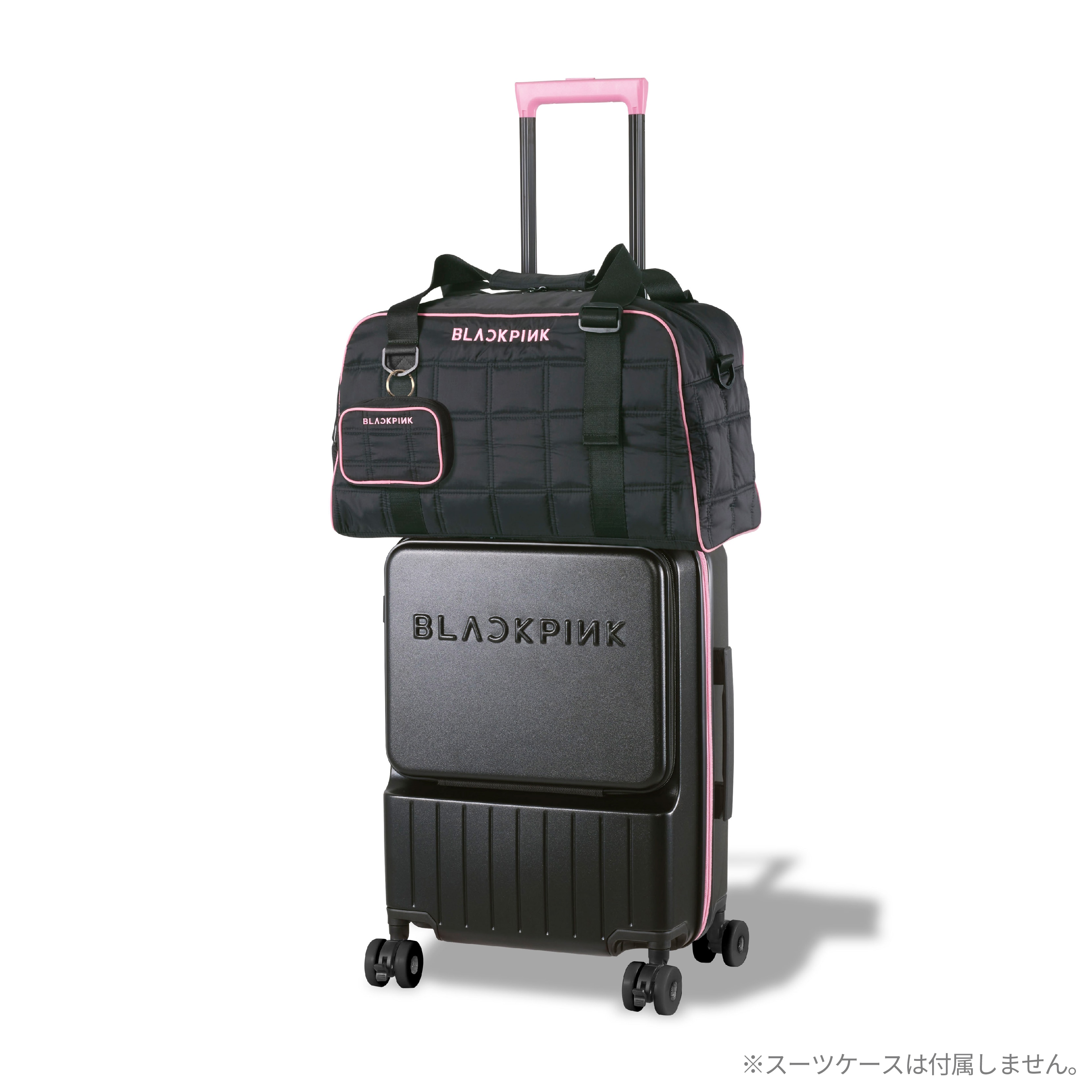 ボストンバッグ&ポーチ -BLACKPINK LOGO-（BLACK）