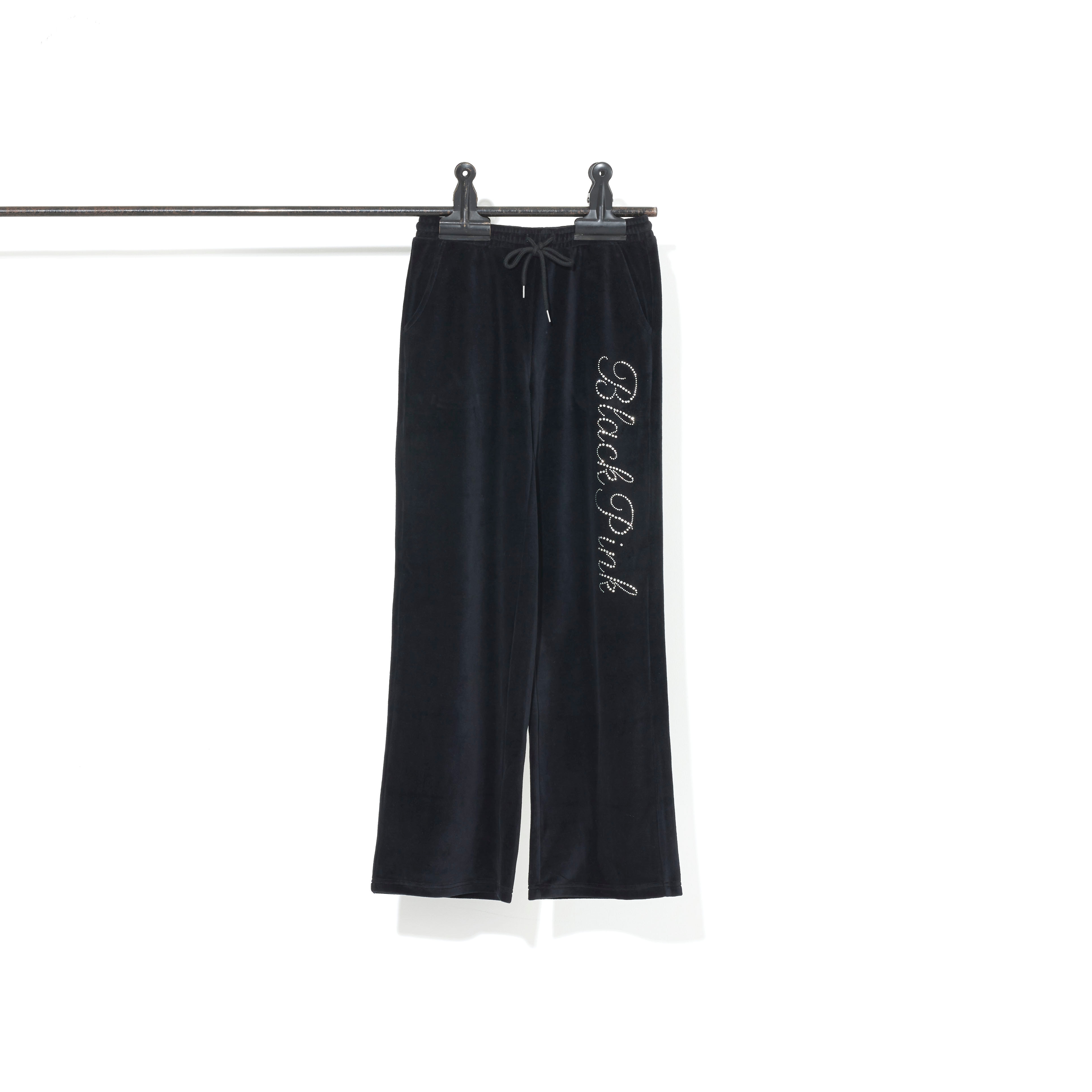LIVE会場限定】ベロアロングパンツ -RHINESTONE-（BLACK）