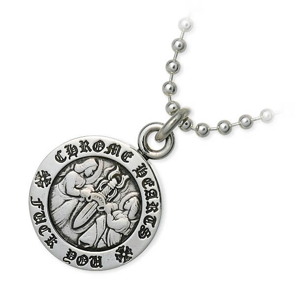 クロムハーツ(Chrome Hearts) シルバーネックレス CHARM ANGEL MEDAL