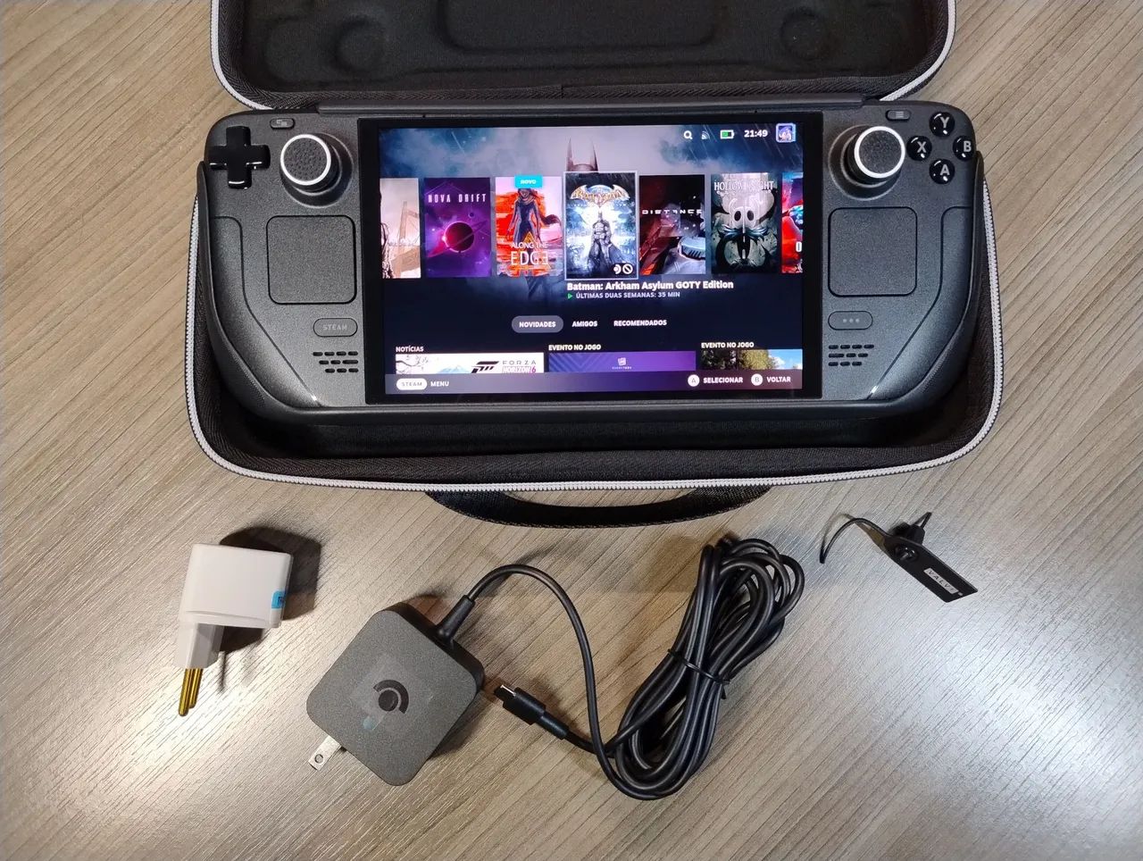 Steam Deck Oled 512gb Com Acessórios Valve - Consoles de Vídeo