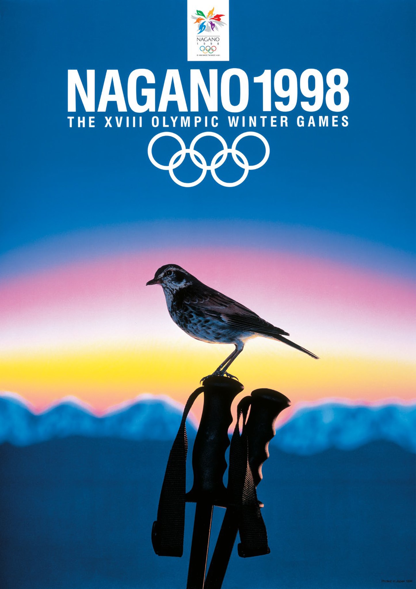 Nagano 1998 Olympic logo, poster design & look of the games
