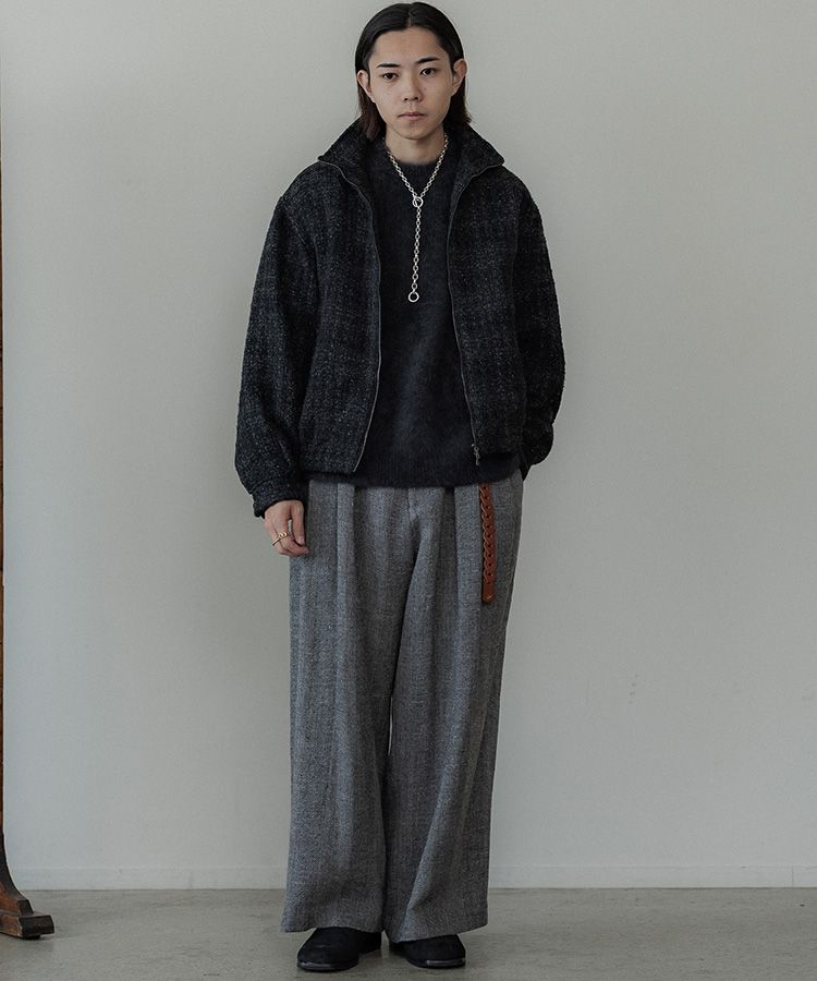 ALPACA SILK TWEED ZIP / 商品詳細ページ / LIDNM / Llife ONLINE