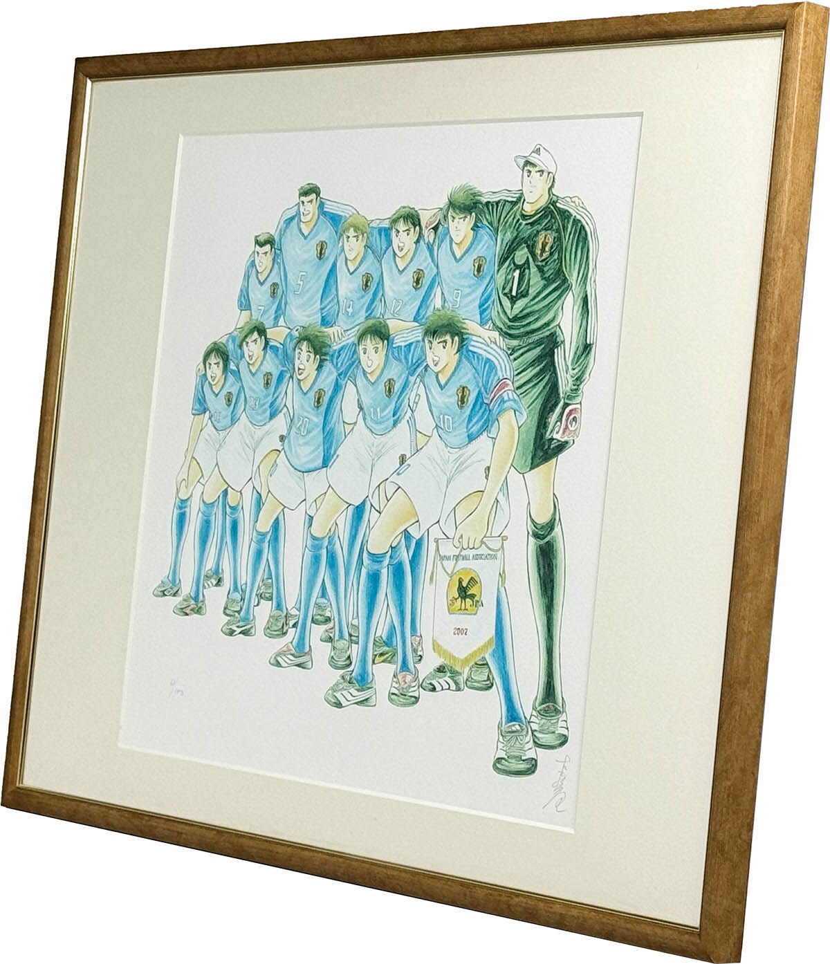 高橋陽一 直筆色紙「 キャプテン翼 」 高橋陽一直筆色紙「キャプテン翼