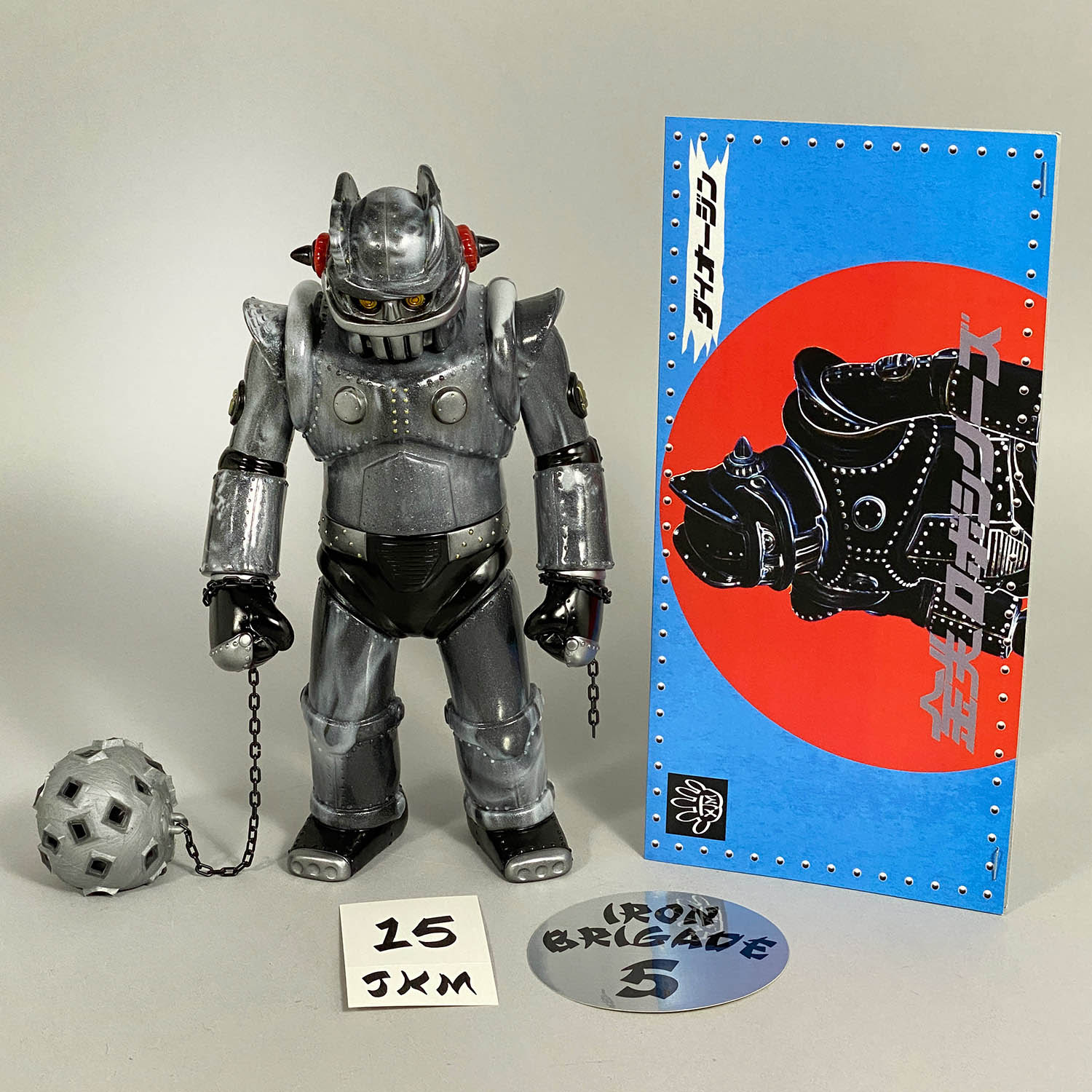 6201] ジャンケンマーク ダイオージン OLD IRON 黒×シルバーマーブル成型