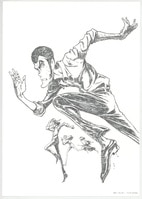 江口寿史直筆サイン入り印刷ハガキ「すすめ！パイレーツ」