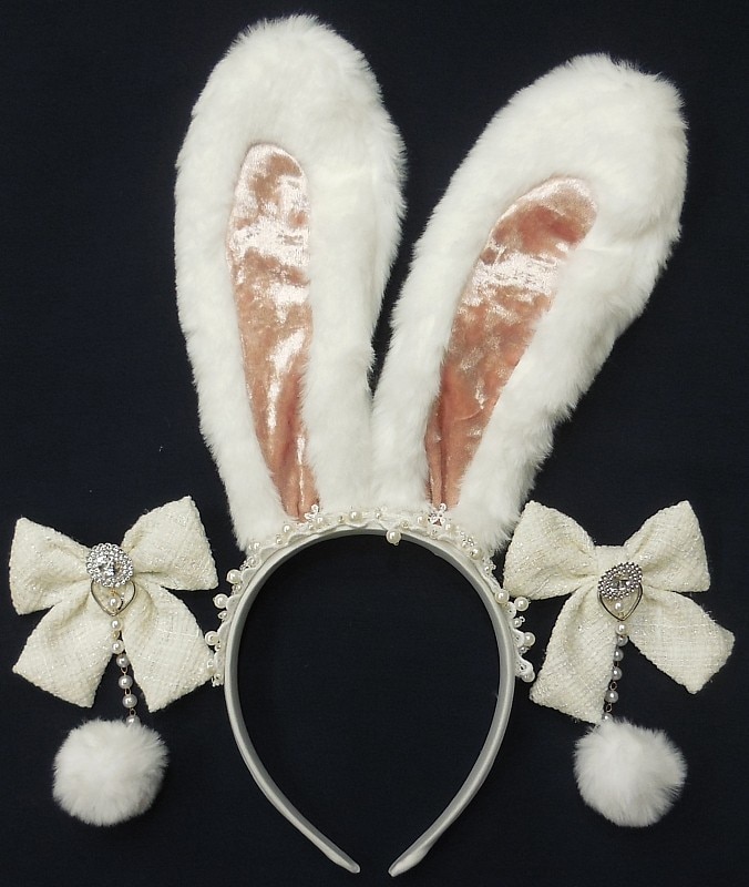 1/Malymoon/ベルチュールツイードバニー/ホワイト/女性用S/Mサイズ