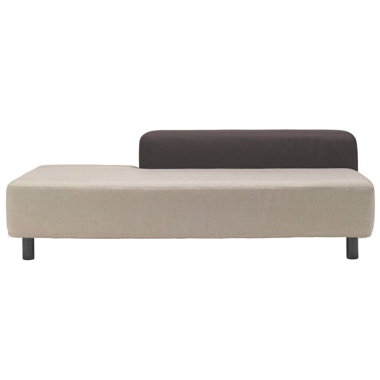 無印良品 ポリエステル平織ソファベンチ本体用カバー／グレーベージュ