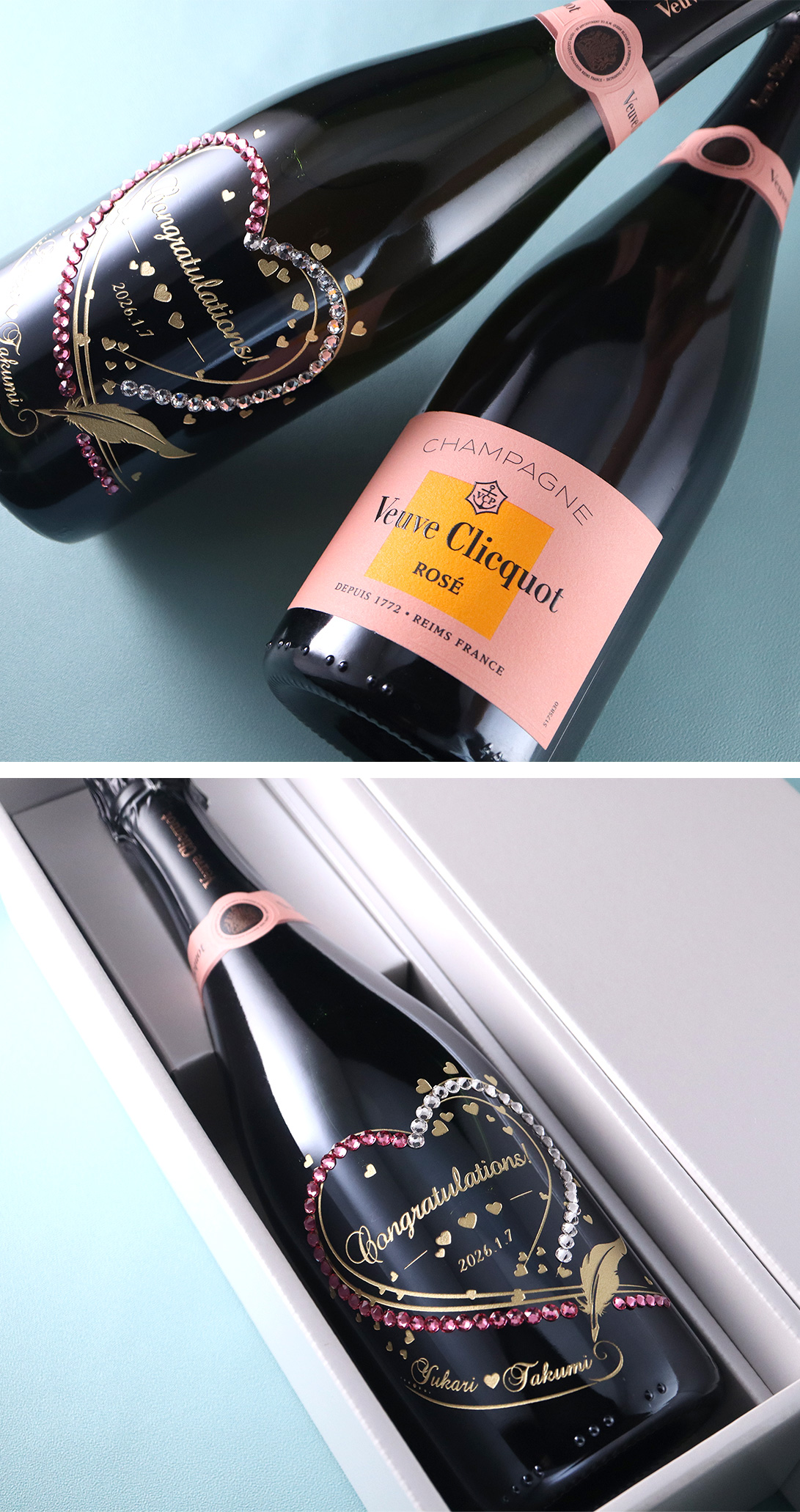 エレガントなロゼ ヴーヴ・クリコ ローズ・ラベル 750ml - お祝いに