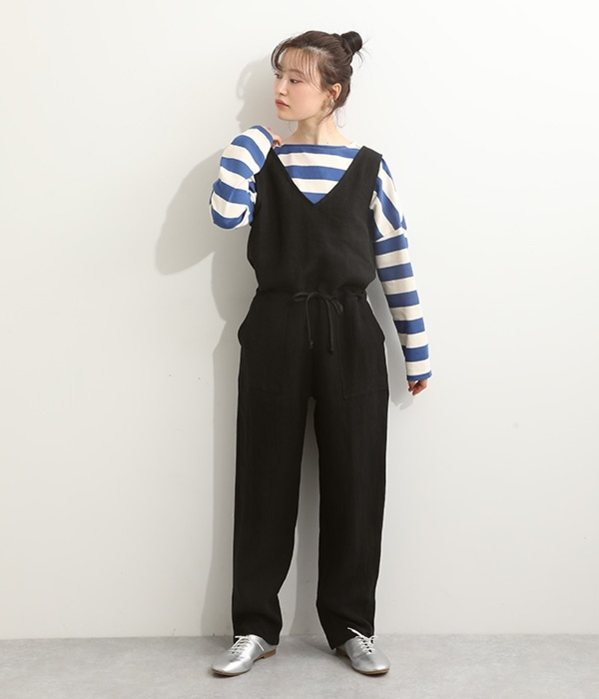 ベルギーリネンオールインワン｜slone square（スロンスクエア）の商品詳細