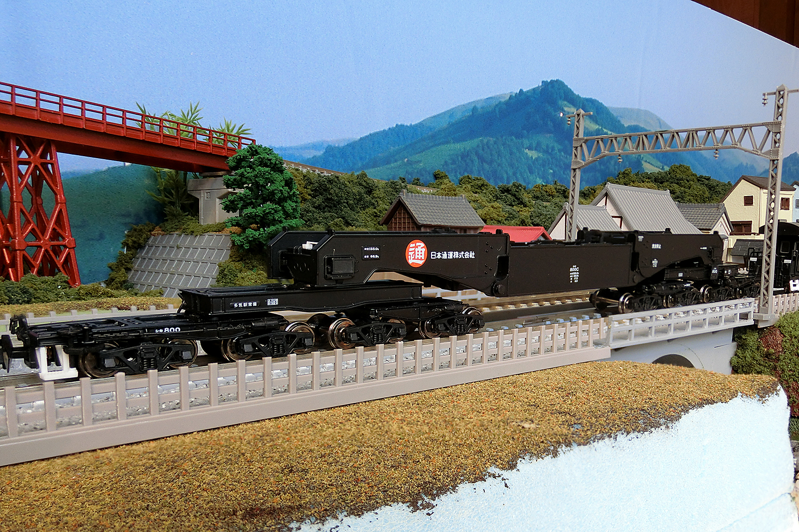 MicroAce A8574 国鉄(JR貨物) シキ800形大物車＋ヨ8000形車掌車 3両