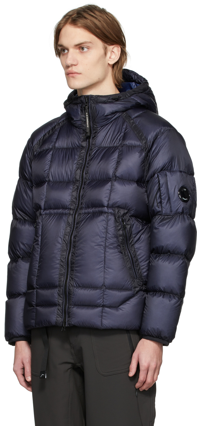 C.P. Company Navy Down DD Shell Hooded Jacket | Smart Closet
