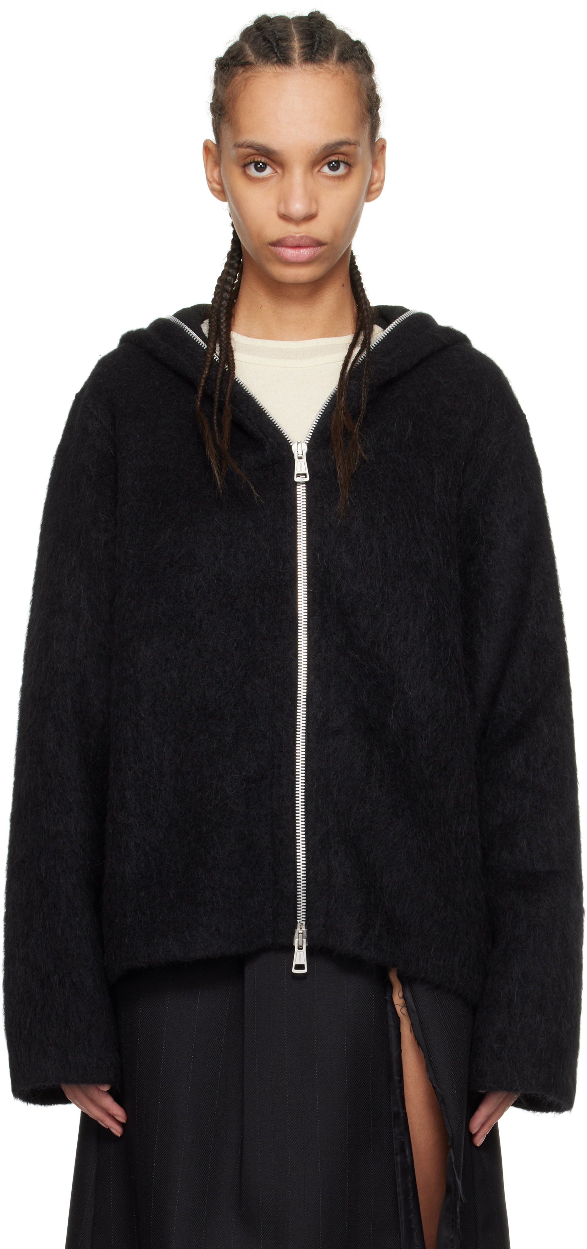 OUR LEGACYのブラック フルジップ フーディがセール中