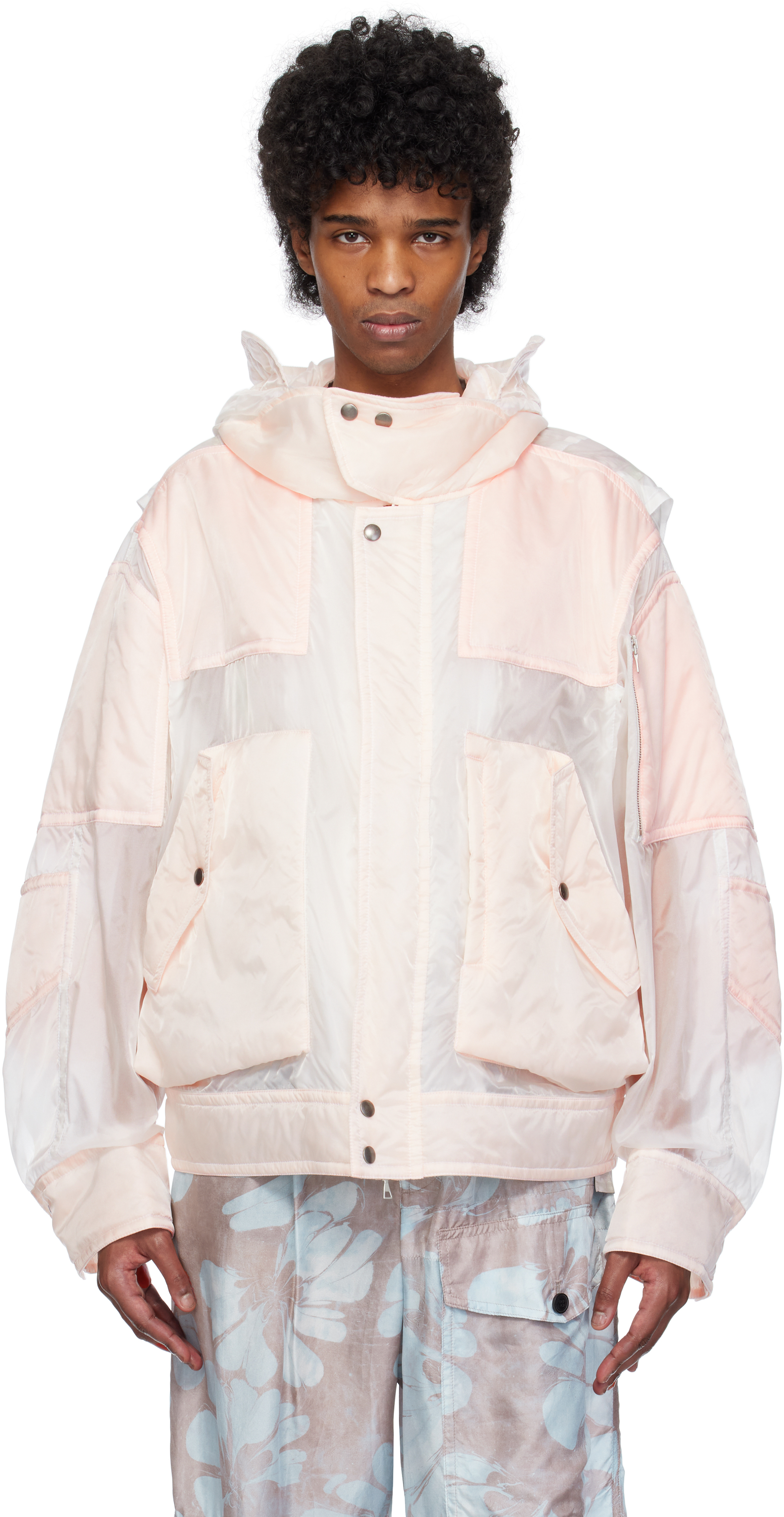 Dries Van Notenのピンク サテン ジャケットがセール中